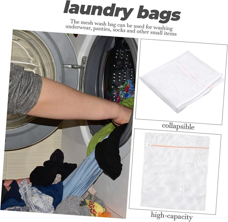 Zerodeko 3 حقيبة غسيل من النايلون الشبكي للغسالة ملابس ملابس داخلية جوارب - Image 3